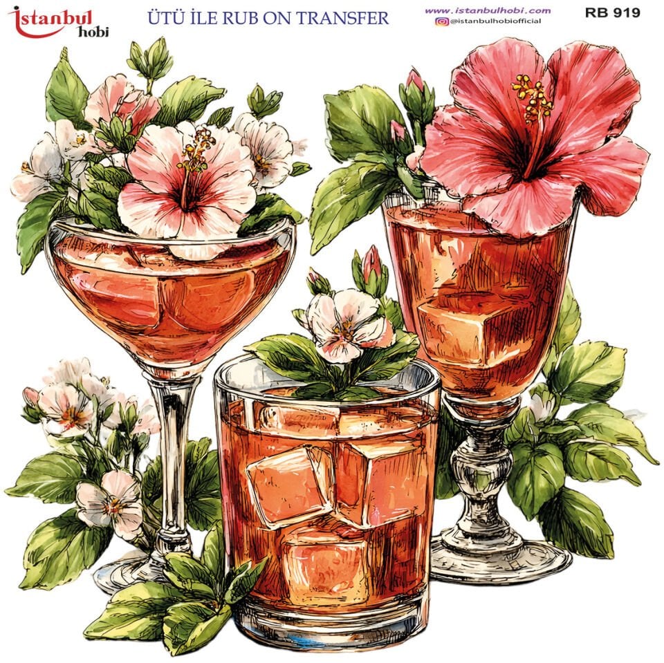 Ütü İle Rub On Transfer 30x30cm RB919