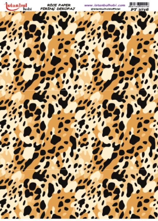 Pirinç Dekopaj Kağıdı 30x42cm PT-3716