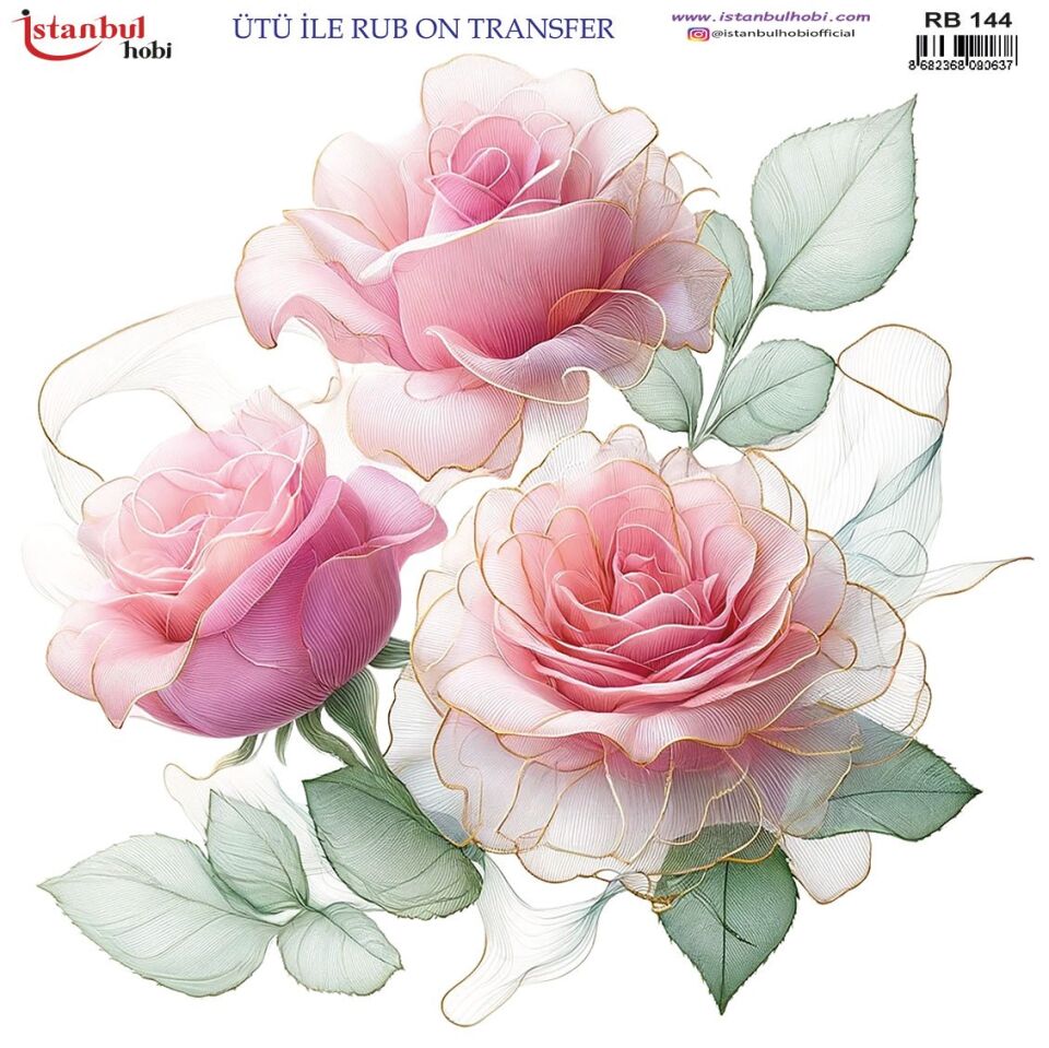 Ütü İle Rub On Transfer 30x30cm RB144