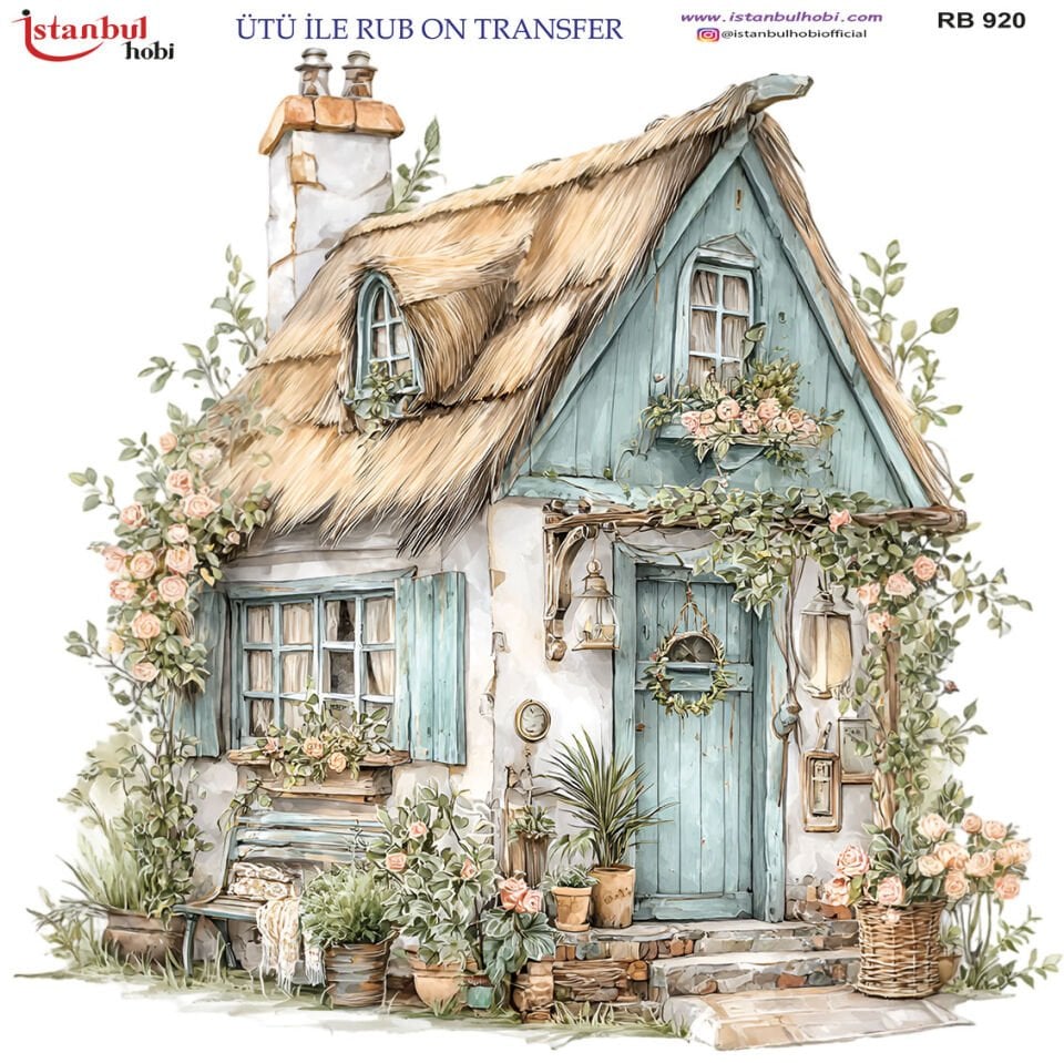 Ütü İle Rub On Transfer 30x30cm RB920
