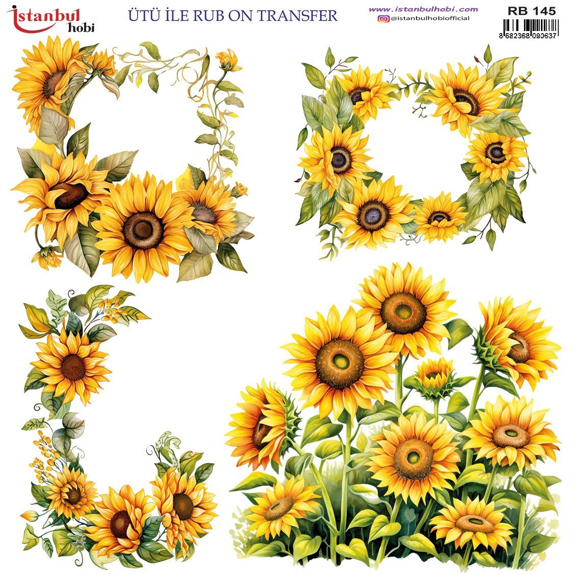 Ütü İle Rub On Transfer 30x30cm RB145