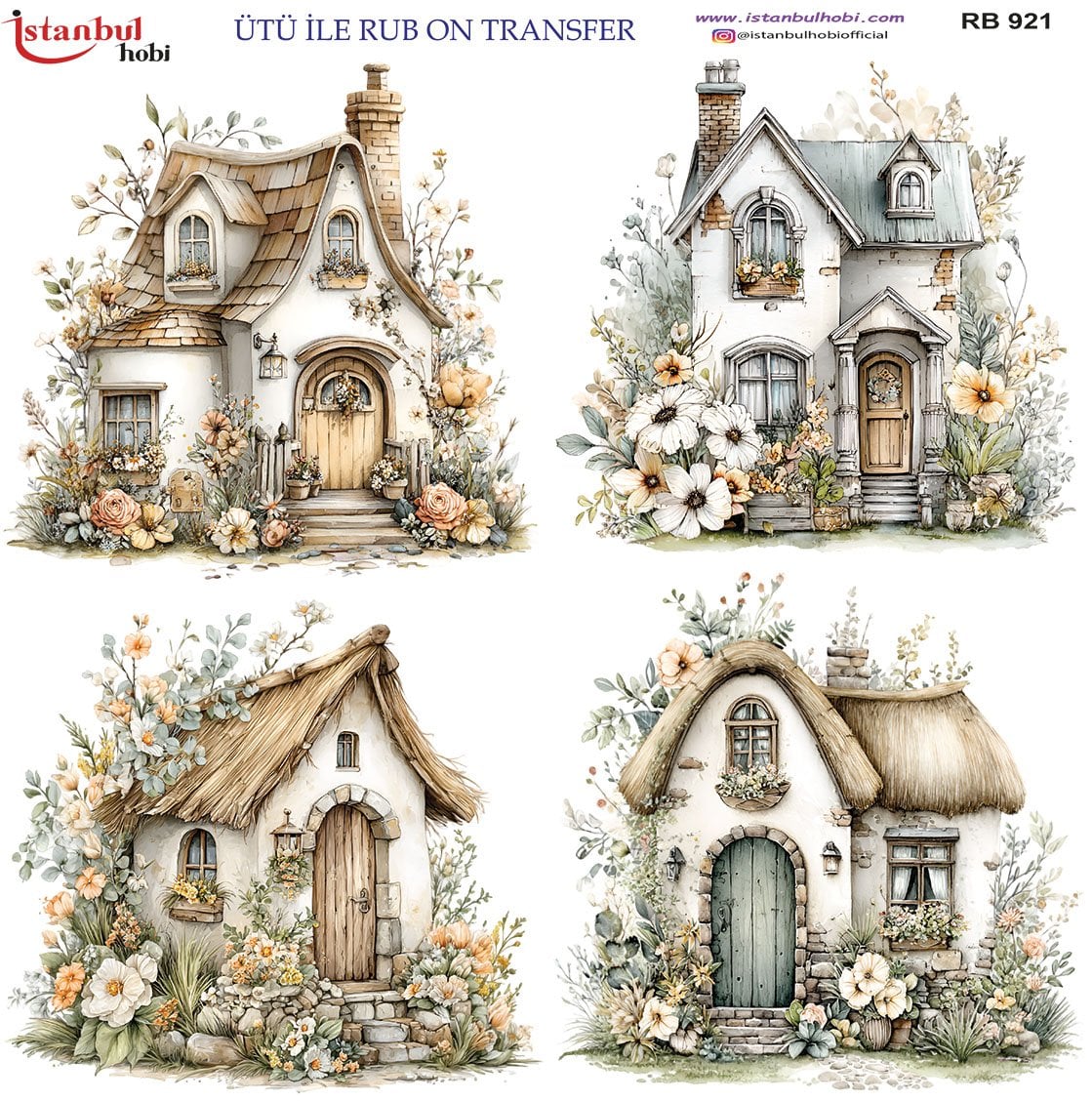 Ütü İle Rub On Transfer 30x30cm RB921