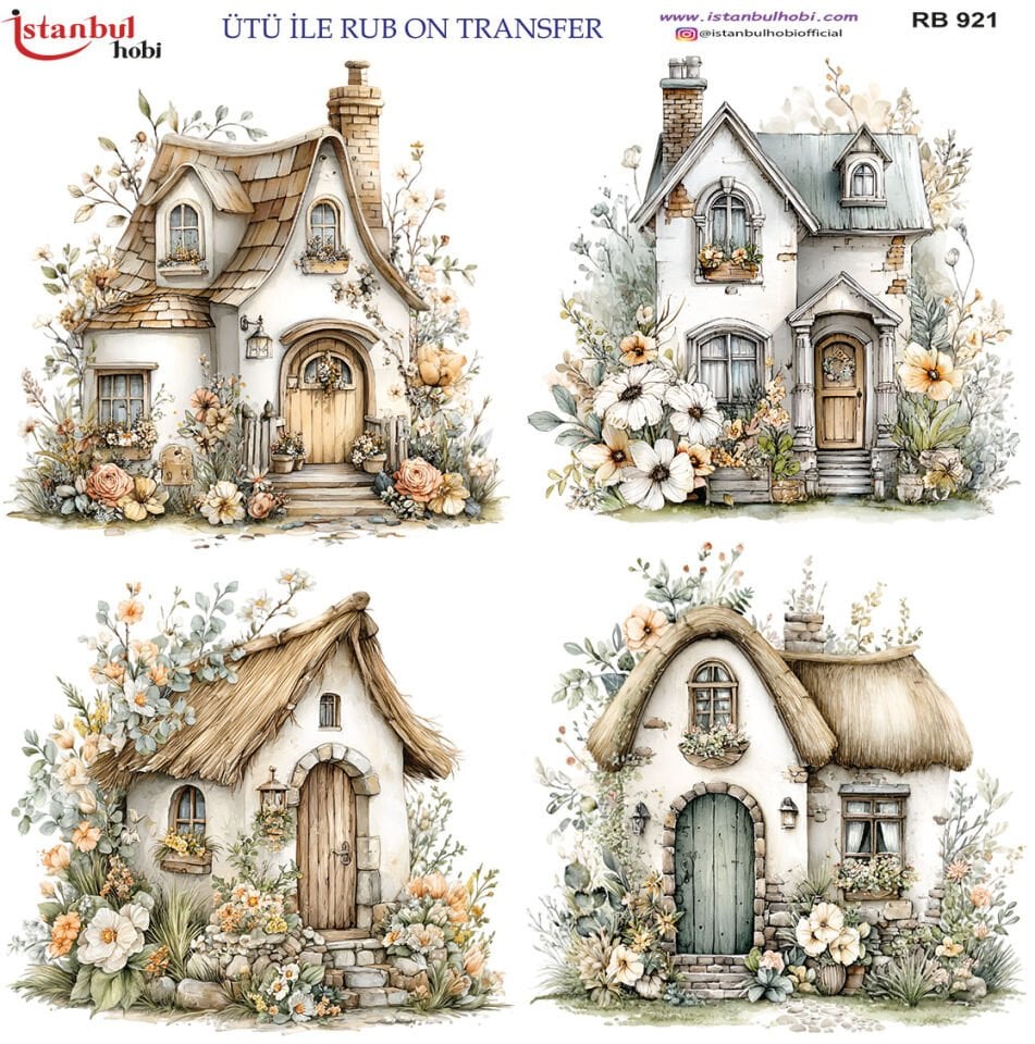 Ütü İle Rub On Transfer 30x30cm RB921