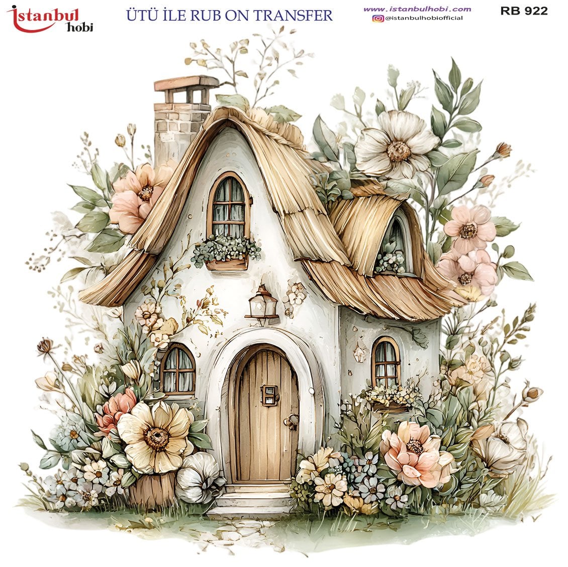 Ütü İle Rub On Transfer 30x30cm RB922