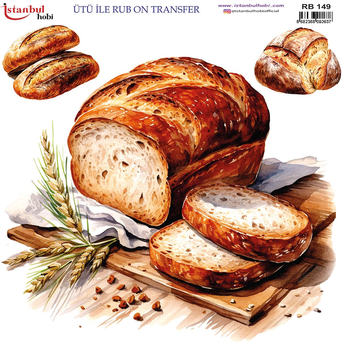 Ütü İle Rub On Transfer 30x30cm RB149