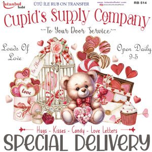 Ütü İle Rub On Transfer 30x30cm RB514