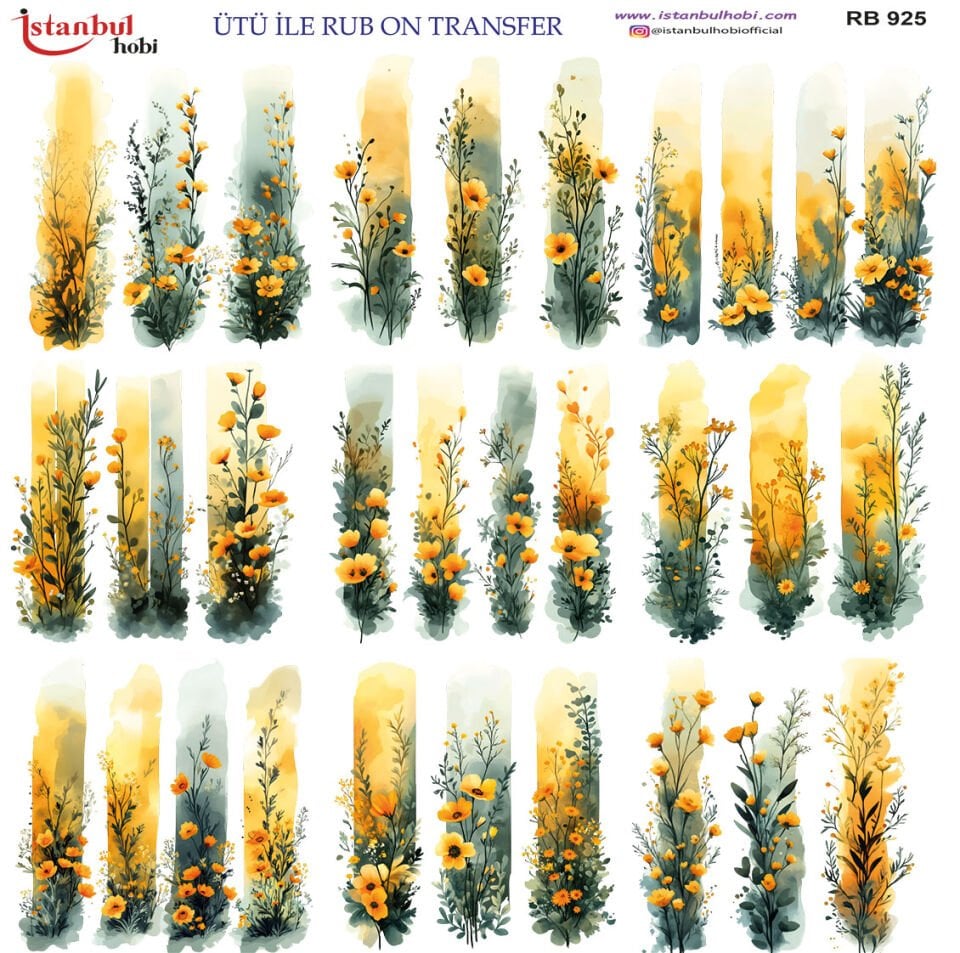 Ütü İle Rub On Transfer 30x30cm RB925