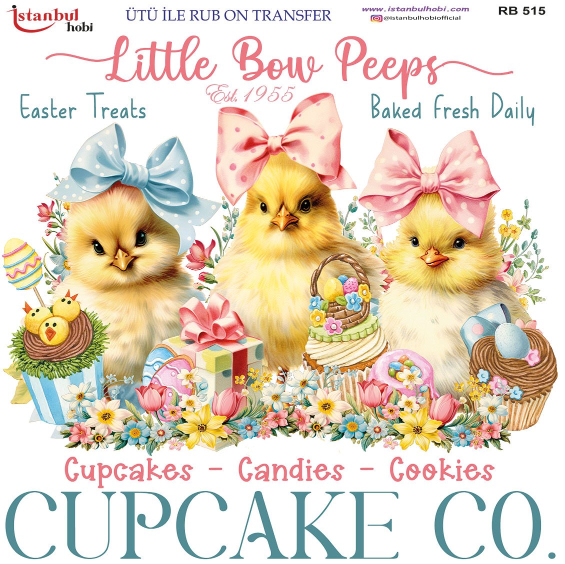 Ütü İle Rub On Transfer 30x30cm RB515