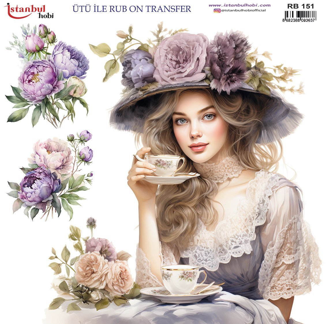 Ütü İle Rub On Transfer 30x30cm RB151