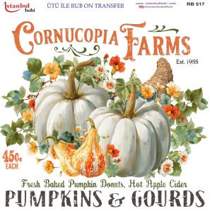 Ütü İle Rub On Transfer 30x30cm RB517