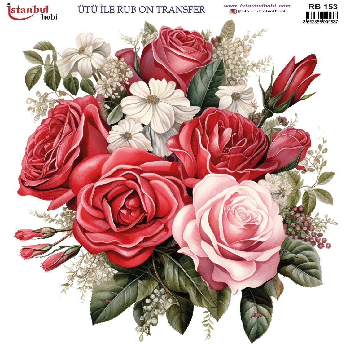 Ütü İle Rub On Transfer 30x30cm RB153