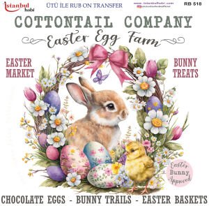 Ütü İle Rub On Transfer 30x30cm RB518