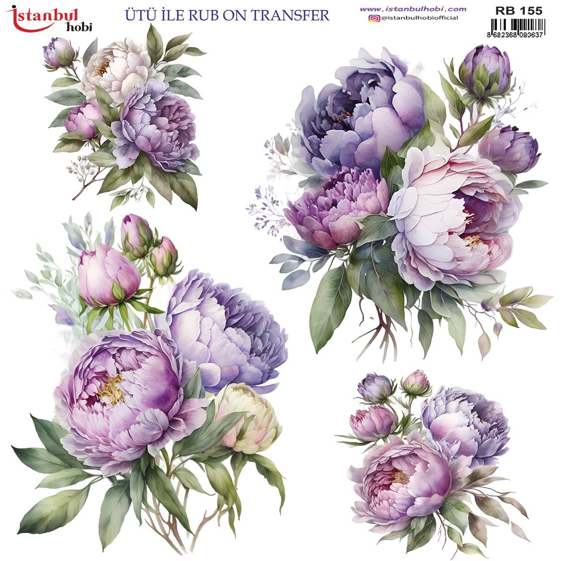 Ütü İle Rub On Transfer 30x30cm RB155