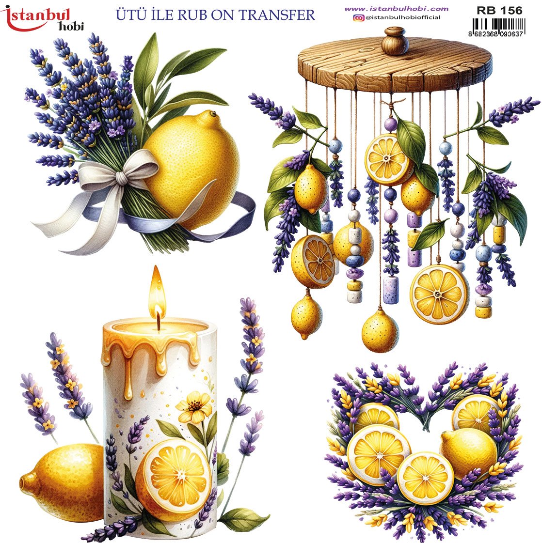 Ütü İle Rub On Transfer 30x30cm RB156