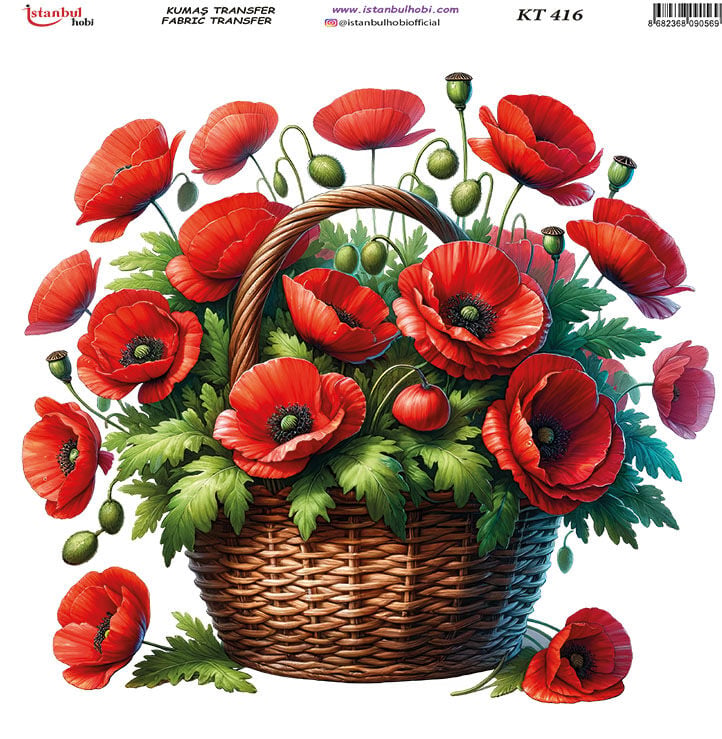 Kumaş Transfer Kağıdı 20x20cm KT-416