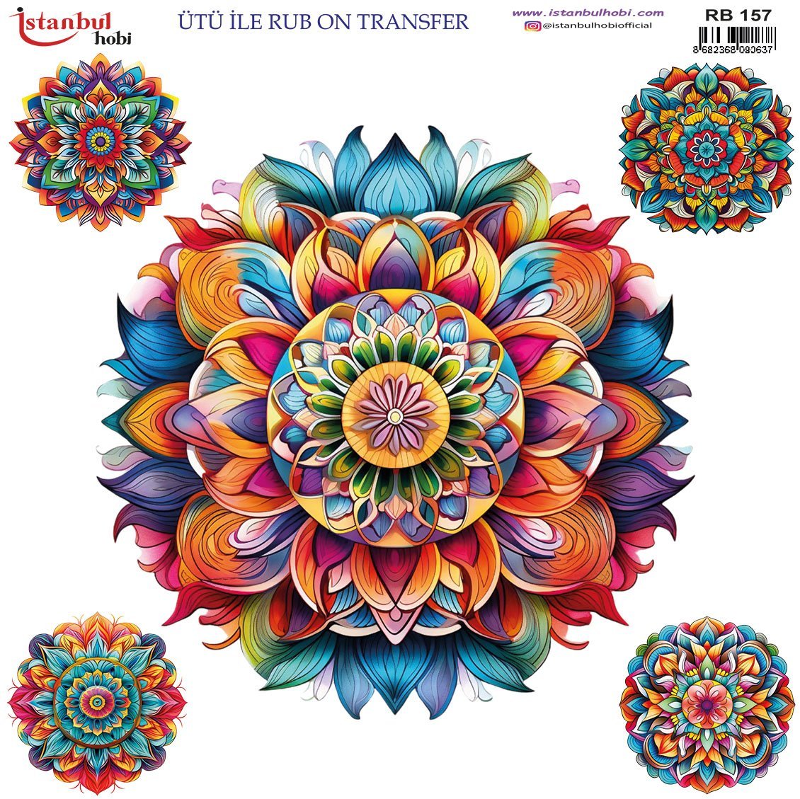 Ütü İle Rub On Transfer 30x30cm RB157