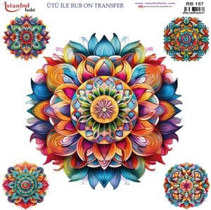 Ütü İle Rub On Transfer 30x30cm RB157