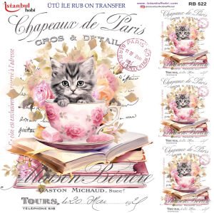 Ütü İle Rub On Transfer 30x30cm RB522