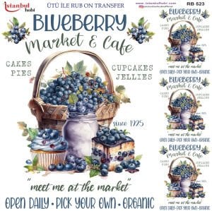 Ütü İle Rub On Transfer 30x30cm RB523