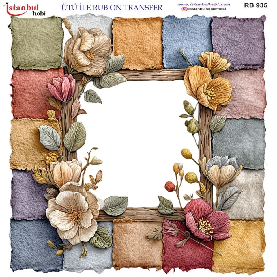Ütü İle Rub On Transfer 30x30cm RB935