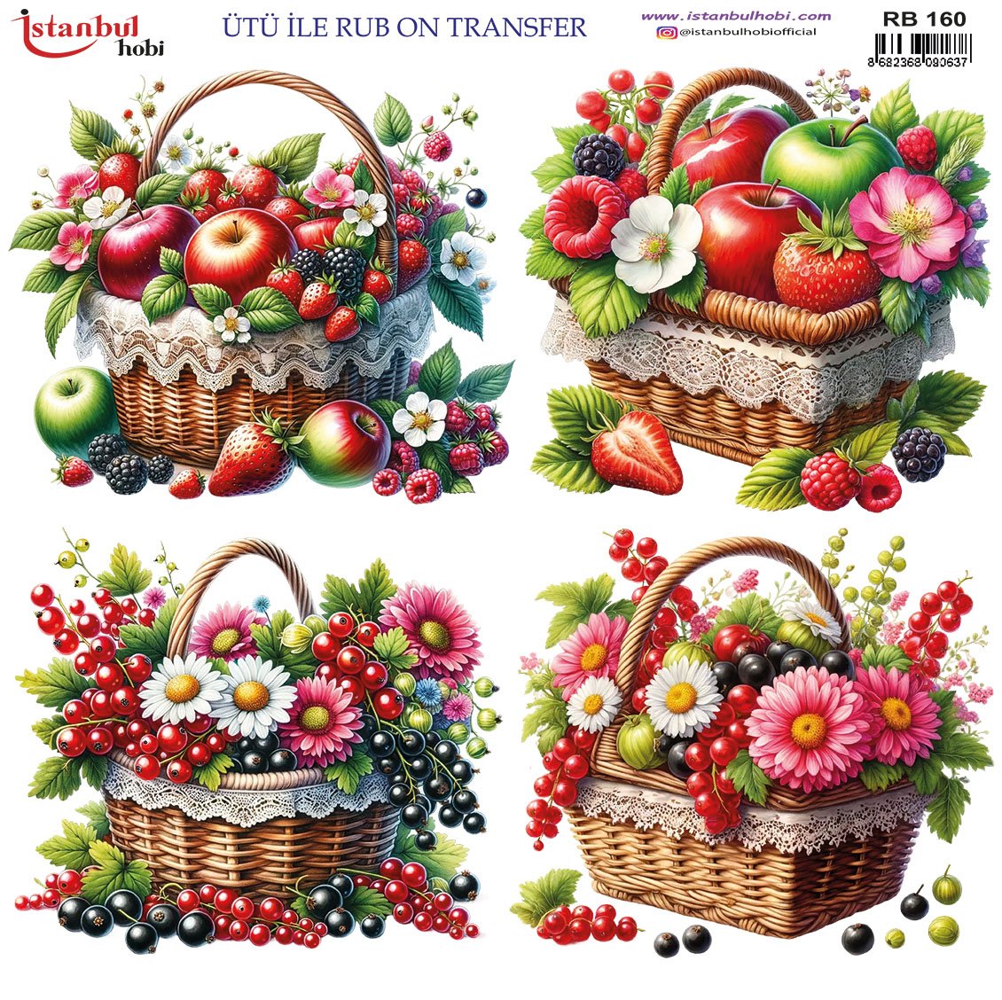 Ütü İle Rub On Transfer 30x30cm RB160