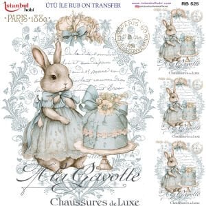 Ütü İle Rub On Transfer 30x30cm RB525