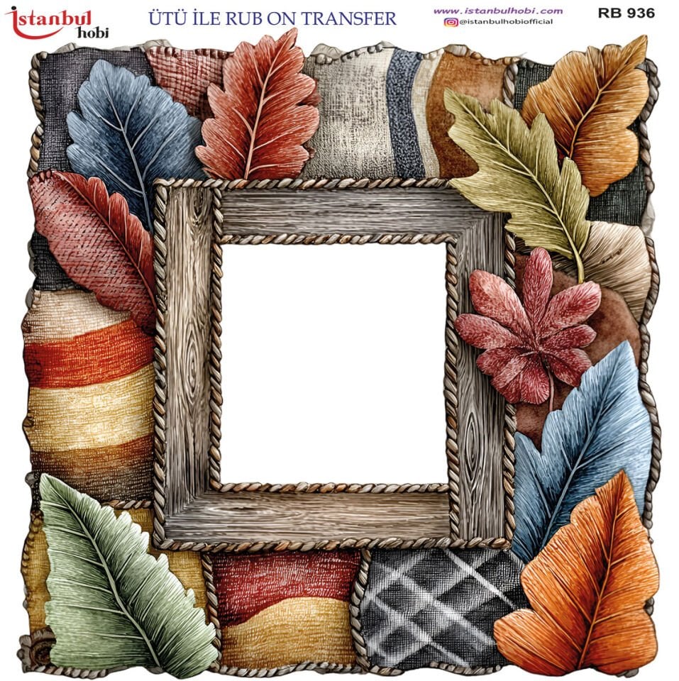 Ütü İle Rub On Transfer 30x30cm RB936