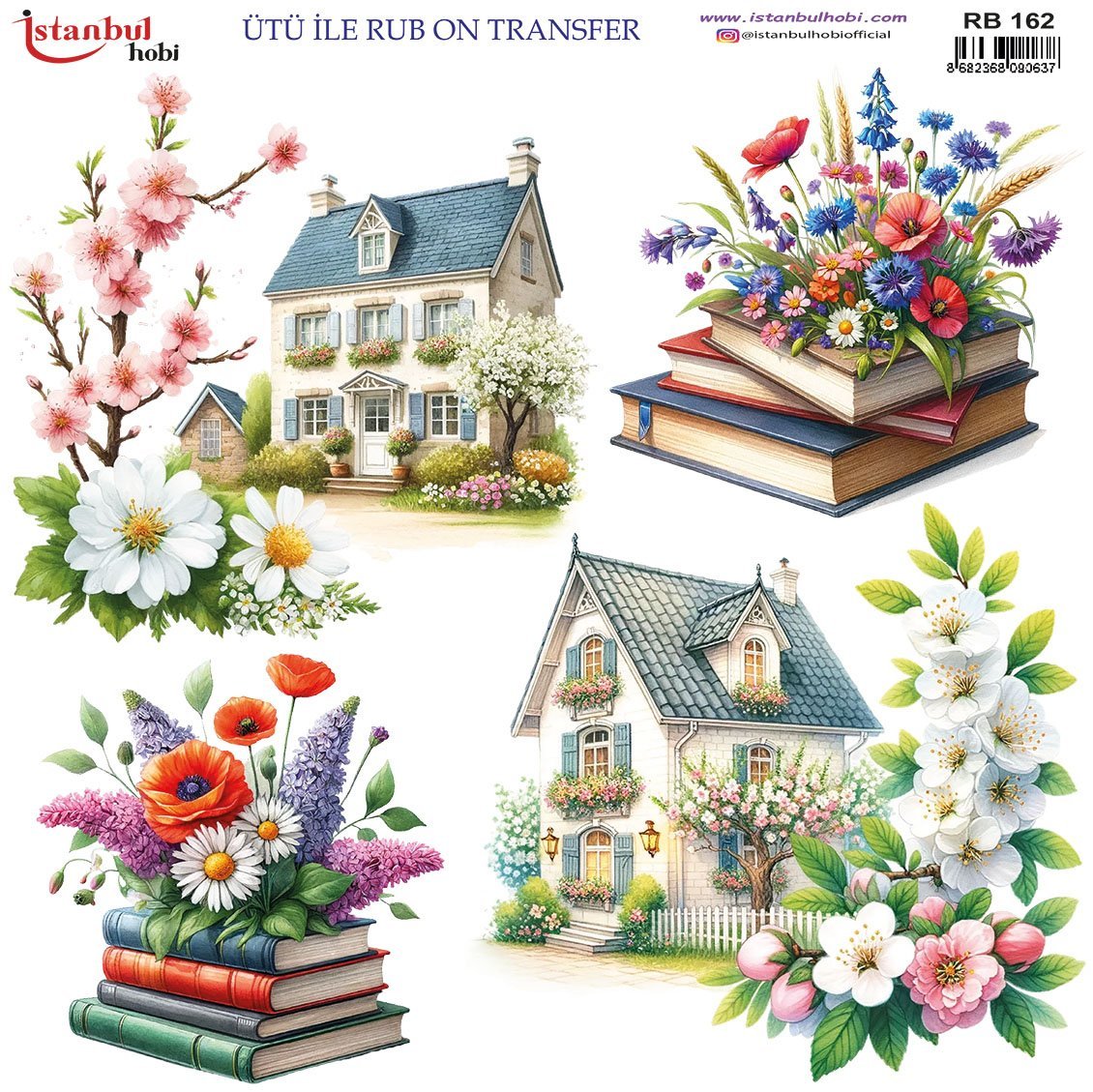 Ütü İle Rub On Transfer 30x30cm RB162