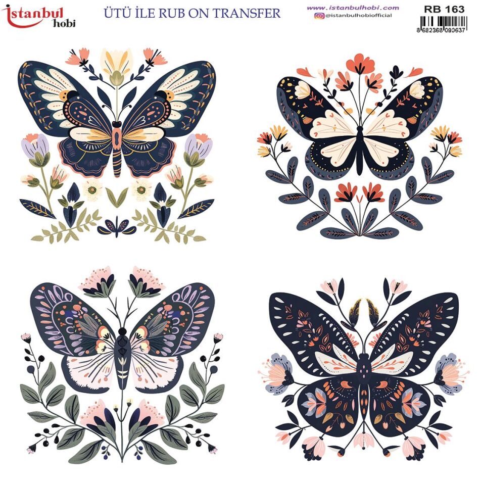 Ütü İle Rub On Transfer 30x30cm RB163