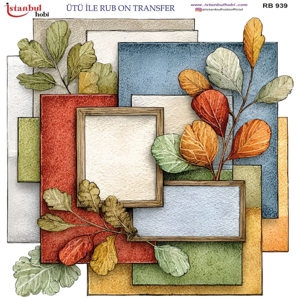 Ütü İle Rub On Transfer 30x30cm RB939