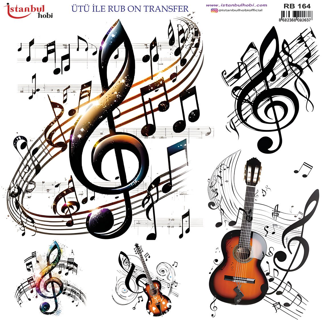 Ütü İle Rub On Transfer 30x30cm RB164