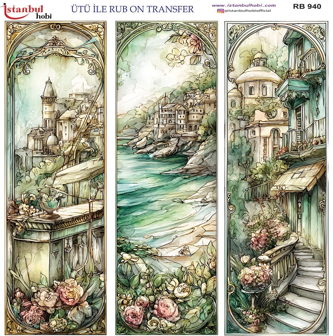 Ütü İle Rub On Transfer 30x30cm RB940