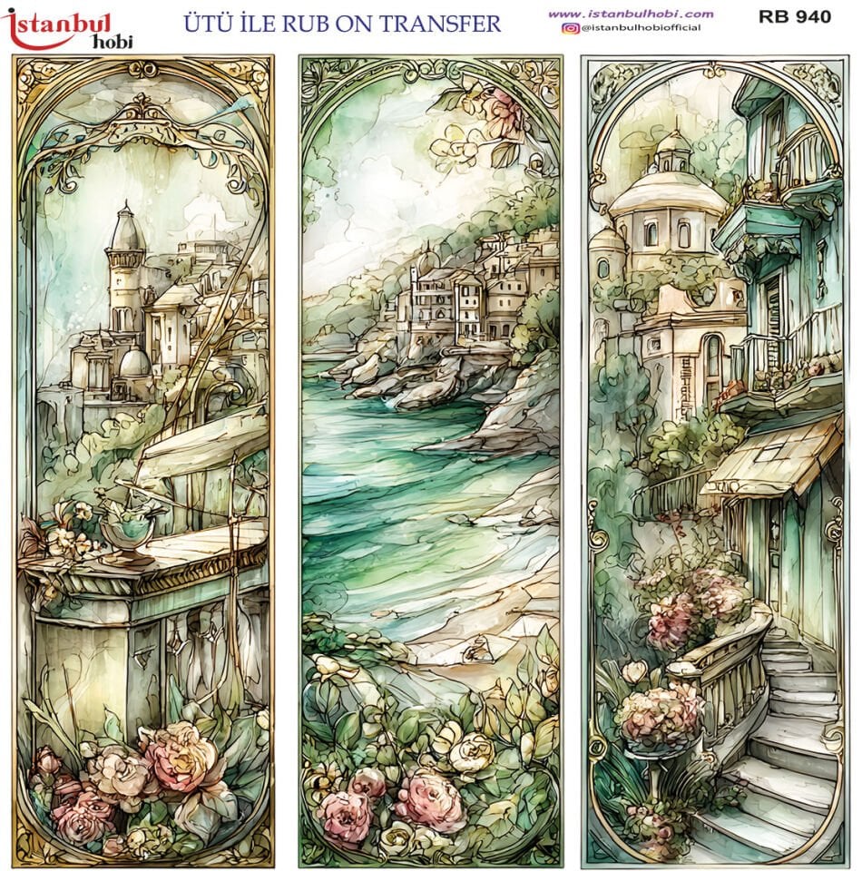 Ütü İle Rub On Transfer 30x30cm RB940