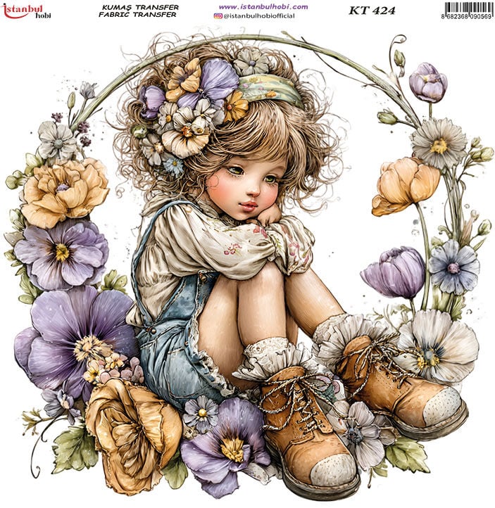 Kumaş Transfer Kağıdı 20x20cm KT-424