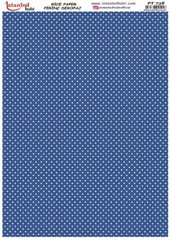 Pirinç Dekopaj Kağıdı 30x42cm PT-738