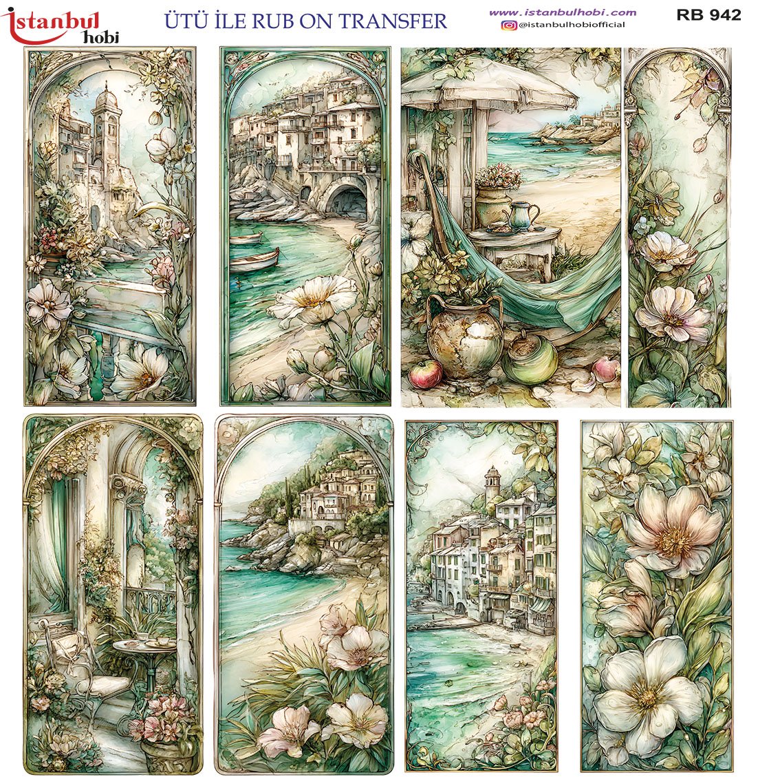 Ütü İle Rub On Transfer 30x30cm RB942