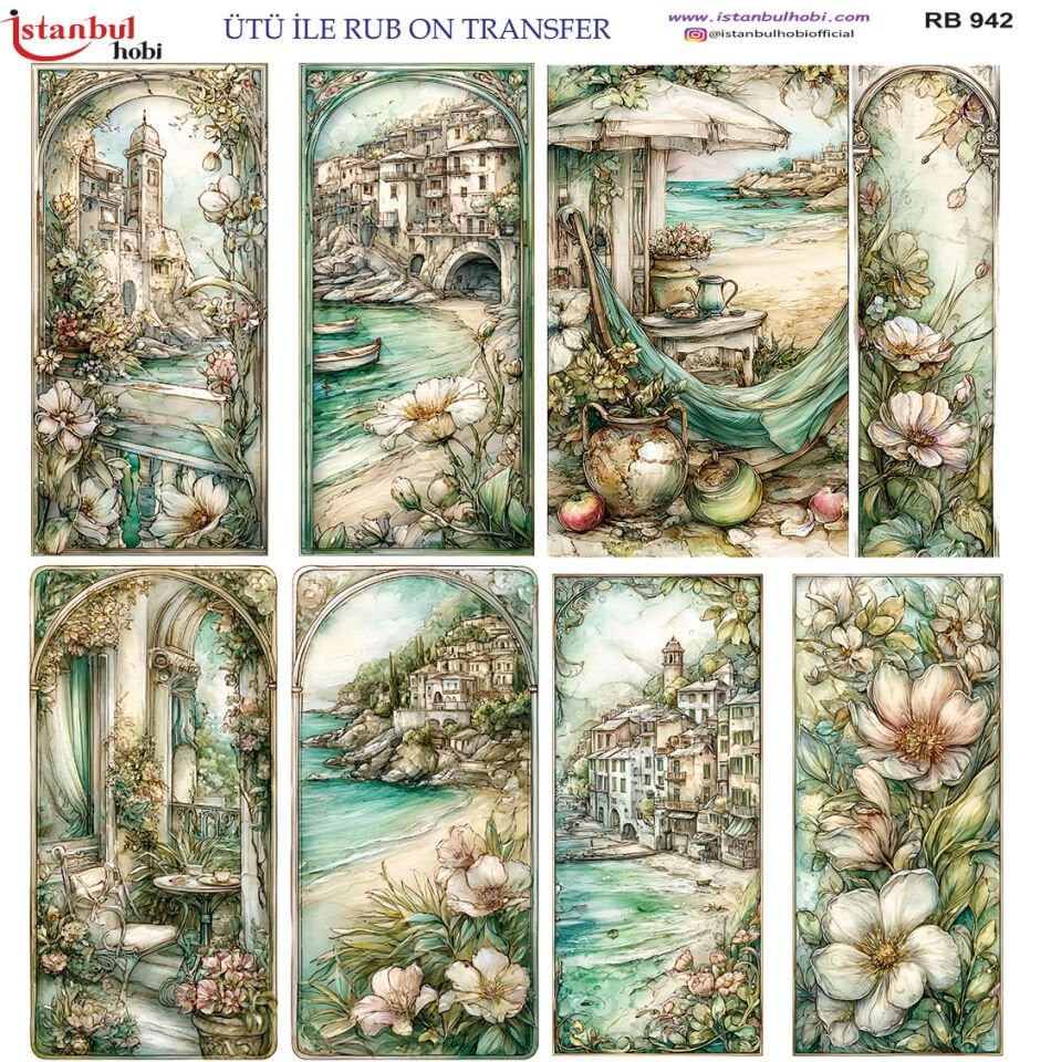 Ütü İle Rub On Transfer 30x30cm RB942