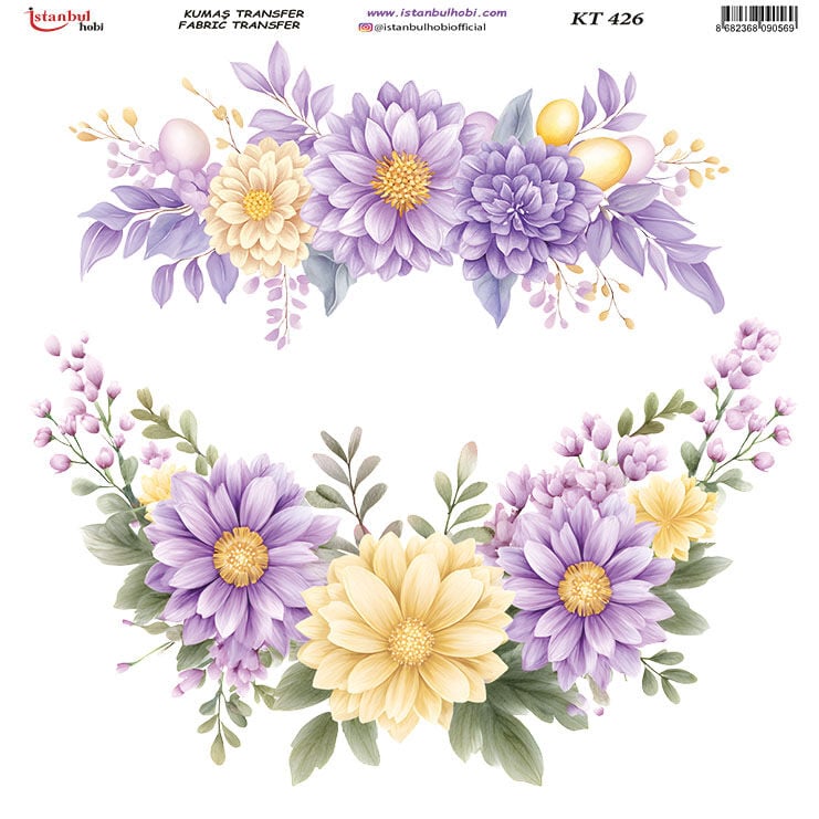 Kumaş Transfer Kağıdı 20x20cm KT-426