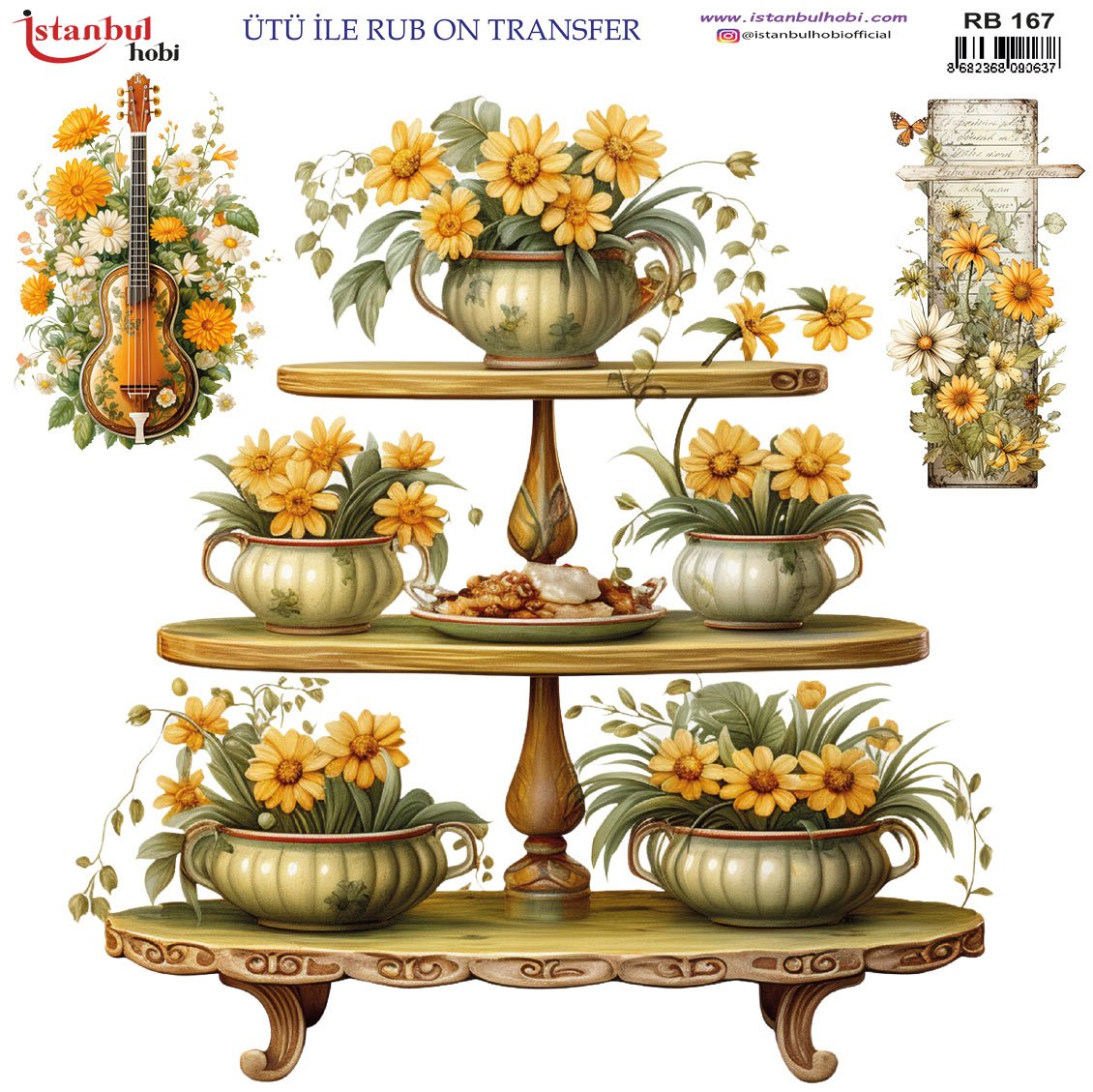 Ütü İle Rub On Transfer 30x30cm RB167