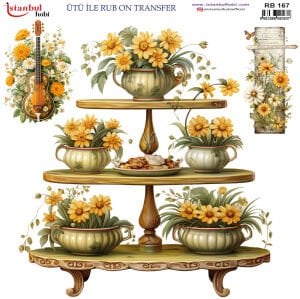 Ütü İle Rub On Transfer 30x30cm RB167