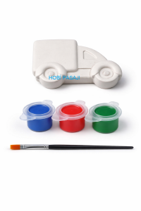 Taş Boyama Seti Kamyonet 3 Renk Akrilik Boya 5ml + Fırça