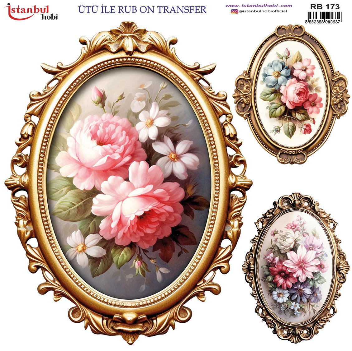 Ütü İle Rub On Transfer 30x30cm RB173