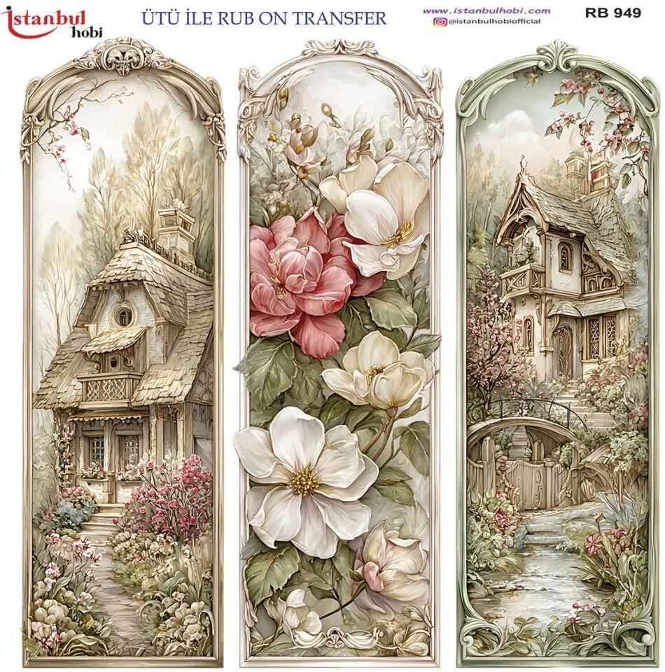 Ütü İle Rub On Transfer 30x30cm RB949
