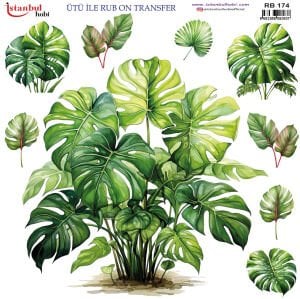 Ütü İle Rub On Transfer 30x30cm RB174