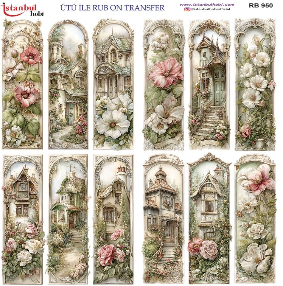 Ütü İle Rub On Transfer 30x30cm RB950