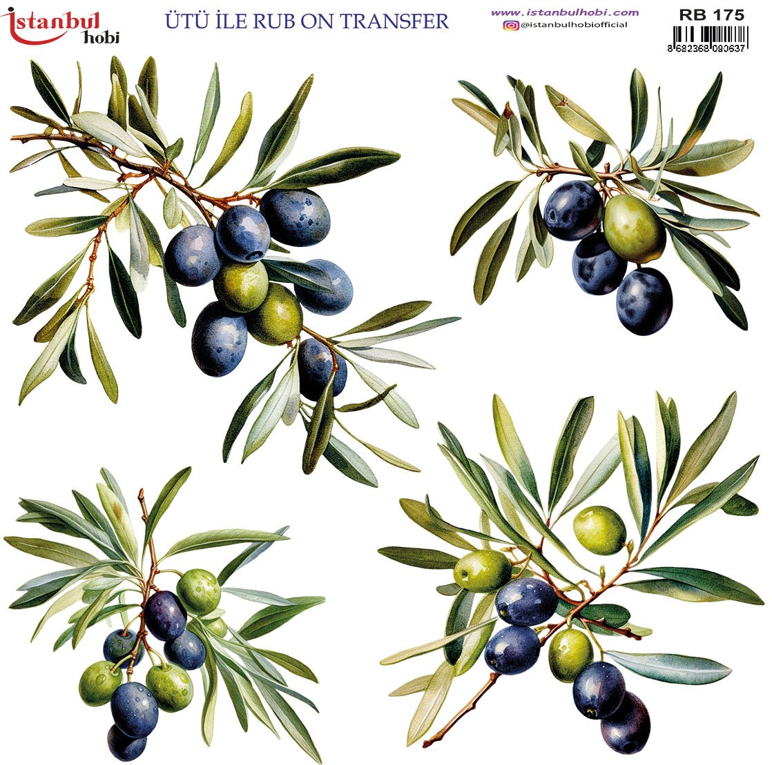 Ütü İle Rub On Transfer 30x30cm RB175