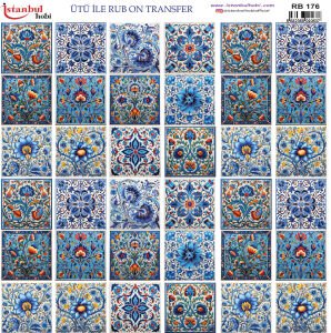 Ütü İle Rub On Transfer 30x30cm RB176