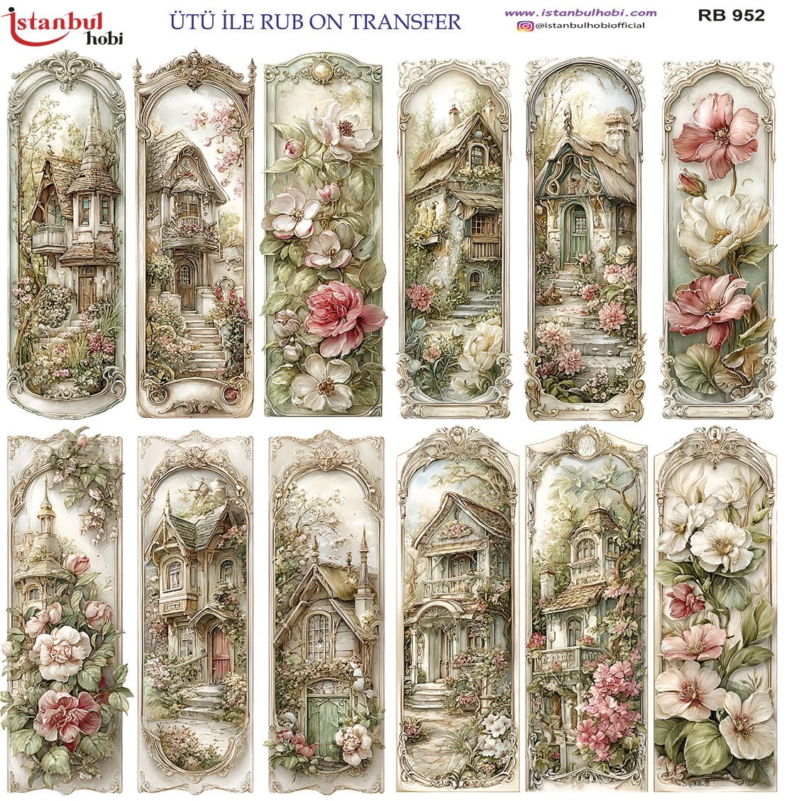 Ütü İle Rub On Transfer 30x30cm RB952