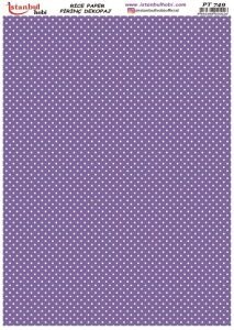 Pirinç Dekopaj Kağıdı 30x42cm PT-749