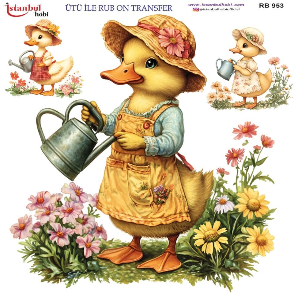 Ütü İle Rub On Transfer 30x30cm RB953